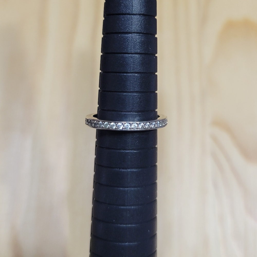 Eternity Silver Stackable Ring GUC - Picture 10 of 10